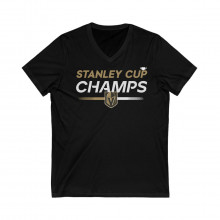 Stanley Cup Champions - Unisex Jersey Short Sleeve V-Neck Tee