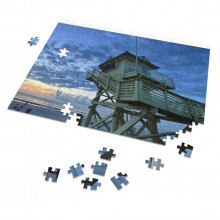 New Smyrna Beach Lifeguard Station (Sunrise) Jigsaw Puzzle (252, 500,1000-Piece)
