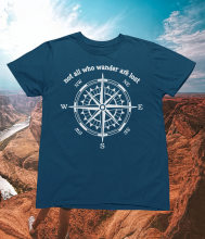 Not All Who Wander Are Lost - Unisex Heavy Cotton Tee