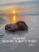 The Sun Rises And So Does The Beauty of the Beach